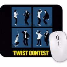 Baskı Dükkanı Pulp Fiction Twist Contest Concurso Danca Mia E Vicent Mouse Pad