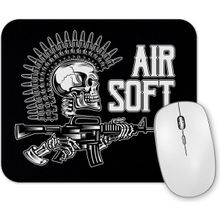 Baskı Dükkanı Punk Skull Mouse Pad
