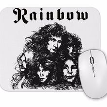 Baskı Dükkanı Rainbow Long Live Rock N Roll Mouse Pad