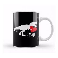 Baskı Dükkanı Rawr T Rex Dinosaur Heart Love Valentine S Day Kupa