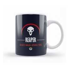 Baskı Dükkanı Reaper Death Walks Among You Overwatch Kupa