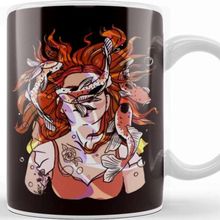 Baskı Dükkanı Red Head Tattooed Inked Redhead Red Hair Ginger Irish Kupa