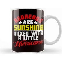Baskı Dükkanı Redheads Sunshine Hurricane Ginger Red Orange Head Irish Kupa