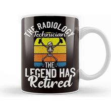 Baskı Dükkanı Retired Radiology Technician Rad Tech Radiographer Radiology Kupa