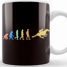 Baskı Dükkanı Retro Evolution Equestrian Sport Horse Riding Dressage Kupa