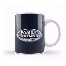 Baskı Dükkanı Retro Family Fortunes Logo Kupa