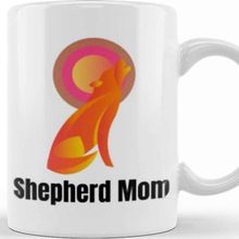 Baskı Dükkanı Retro German Shepherd Mom Gift Dog Mother Pet Mama Kupa