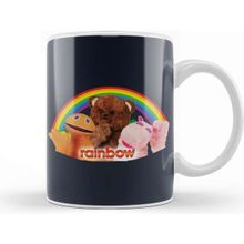 Baskı Dükkanı Retro Rainbow Kupa