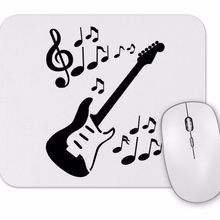 Baskı Dükkanı Ritmik Gitar Müzik Nota Mouse Pad