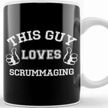 Baskı Dükkanı Rugby Union This Guy Loves Scrummaging Six Nations Logo Kupa