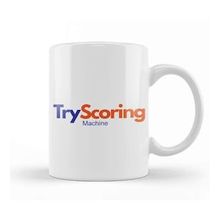 Baskı Dükkanı Rugby Union Try Scoring Machine Logo Kupa