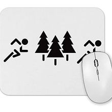 Baskı Dükkanı Run Forest Run Mouse Pad
