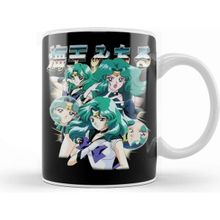 Baskı Dükkanı Sailor Moon Neptune Porselen 330 ml Beyaz Kupa Bardak