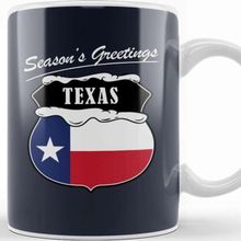 Baskı Dükkanı Seasons Greetings Texas Christmas Kupa