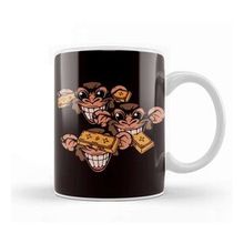 Baskı Dükkanı See Speak Hear No Evil Japan Wise Monkeys Japanese Art Gold Kupa