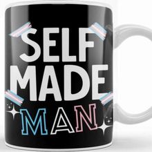 Baskı Dükkanı Self Made Man Trans Transgender Flag Pride Kupa