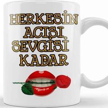 Baskı Dükkanı Sevgiliye Aşk Sevgi Komik Kupa
