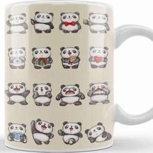 Baskı Dükkanı Sevimli Pandalar Various Feeling Of Panda Kupa