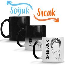 Baskı Dükkanı Sherlock 01 Sihirli Porselen Kupa
