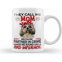 Baskı Dükkanı Shih Tzu Gift Shih Tzu Mom Gift Bandana Kupa