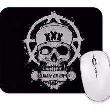 Baskı Dükkanı Skate Skull Mouse Pad