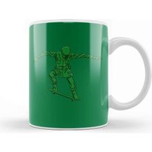 Baskı Dükkanı Skateboarding Green Army Skater Kupa
