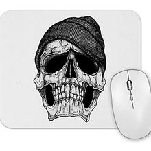 Baskı Dükkanı Skull Boina Mouse Pad