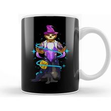 Baskı Dükkanı Sloth Magician Majestic Halloween Slothing Wizard Kupa