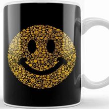 Baskı Dükkanı Smiley Face Collage Kupa