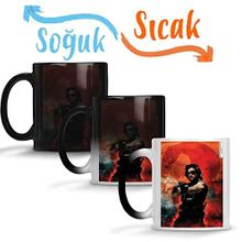 Baskı Dükkanı Snake 03 Sihirli Porselen Kupa