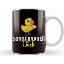Baskı Dükkanı Sonographer Chick Sonography Ultrasound Echography Medicine Kupa