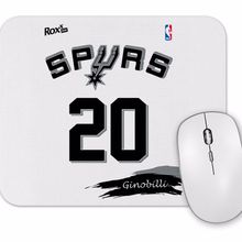 Baskı Dükkanı Spurs 20 Ginobilli Branca Rox Ink Mouse Pad