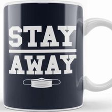 Baskı Dükkanı Stay Away Virus Kupa