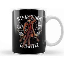 Baskı Dükkanı Steampunk Lifestyle Kupa