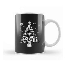 Baskı Dükkanı Stranger Things Christmas Tree Silhouette Kupa