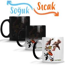 Baskı Dükkanı Street Fighter 01 Sihirli Porselen Kupa