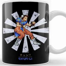 Baskı Dükkanı Street Fighter Chun Li Retro Japanese Kupa