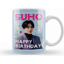 Baskı Dükkanı Suho Happy Birthday! Kim Jun Myeon 2021 Kupa