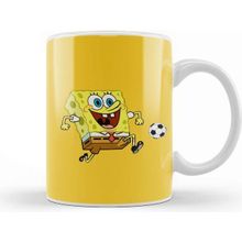 Baskı Dükkanı Sünger Bob Sponge Bob 012 Beyaz Porselen Kupa Bardak