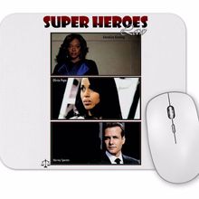 Baskı Dükkanı Super Herois Direito Mouse Pad