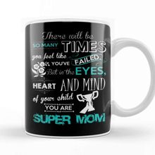 Baskı Dükkanı Super Mom Süper Anne Kupa