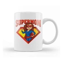 Baskı Dükkanı Supermom Süperanne 020 Beyaz Porselen Kupa Bardak