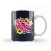 Baskı Dükkanı Supermom Süperanne 021 Beyaz Porselen Kupa Bardak
