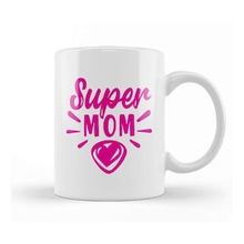 Baskı Dükkanı Supermom Süperanne 022 Beyaz Porselen Kupa Bardak