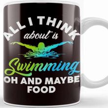 Baskı Dükkanı Swimming Swimmer Swim Pool Water Sports Freestyle Athlete Beyaz Porselen Kupa Bardak