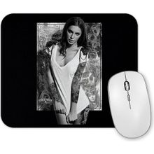 Baskı Dükkanı Tattoo Girl Mouse Pad