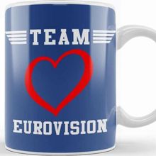 Baskı Dükkanı Team Eurovision Top Gun Style Kupa