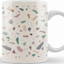 Baskı Dükkanı Terrazzo Texture Tasse Kupa