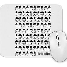 Baskı Dükkanı the Fat And Thin Mouse Pad
