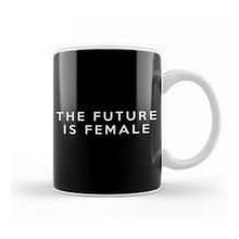 Baskı Dükkanı The Future Is Female Slogan Beyaz 330 ml Porselen Kupa Bardak